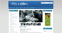 Desktop Screenshot of filmavideo.cz